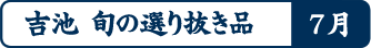 吉池 旬の選り抜き品5月