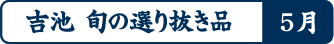 吉池 旬の選り抜き品4月