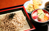 天ざるセット 1,550円（税込）
